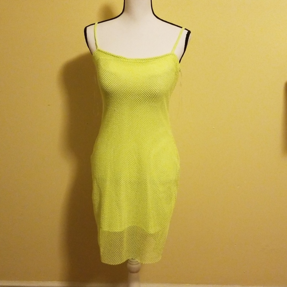 Beautiful neon color dress